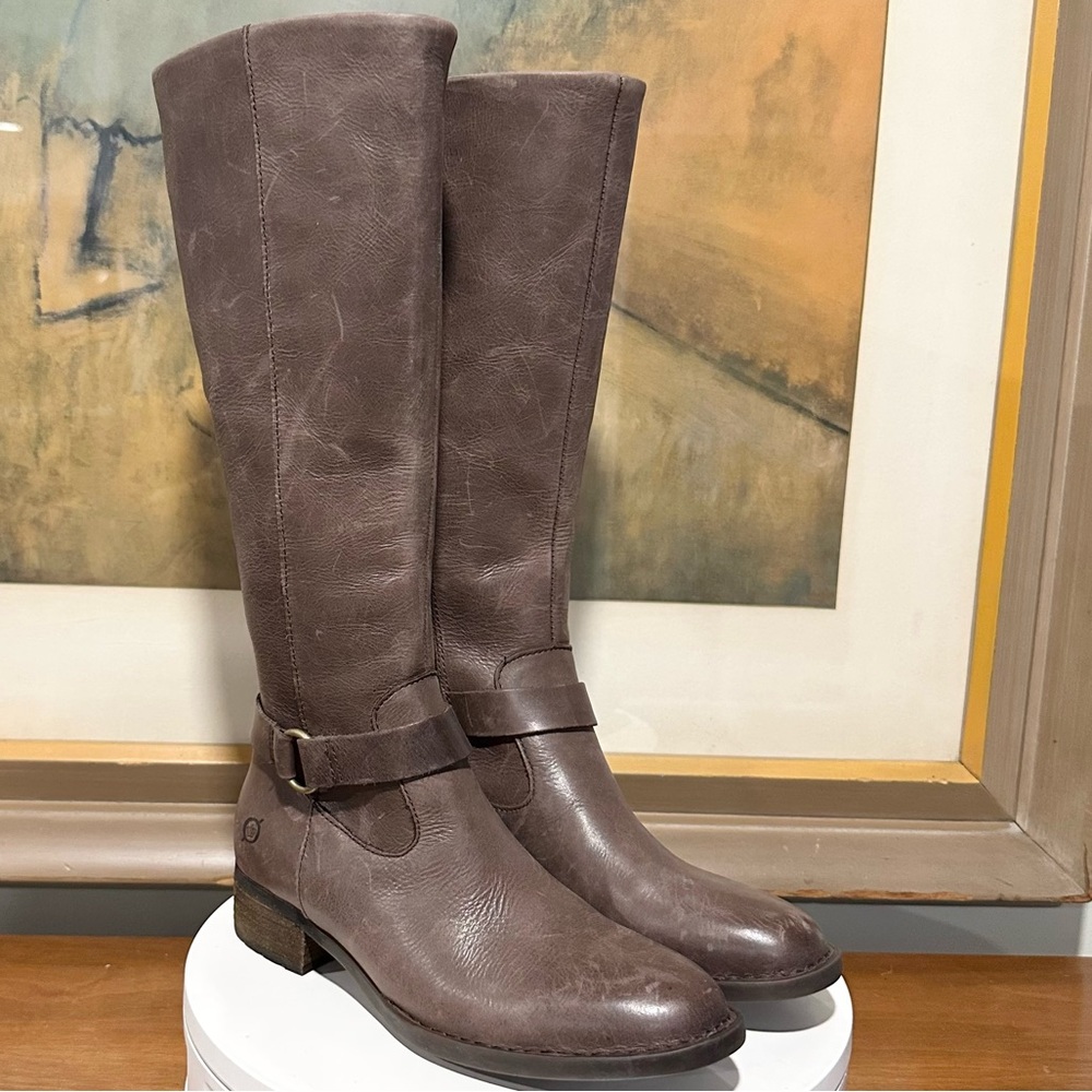 🌹BORN🌹 Saddler Tall Riding Boot Brown Size: 6M - Picture 5 of 14
